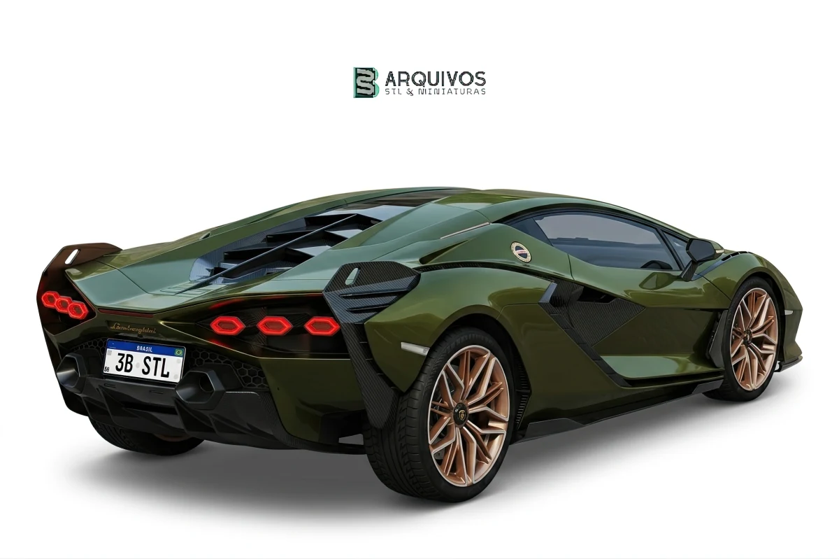 Modelo 3D STL - Lamborghini Sian — foto 6